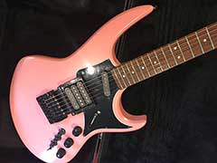 Hamer A7 Phantom Guitar - Pink Finish