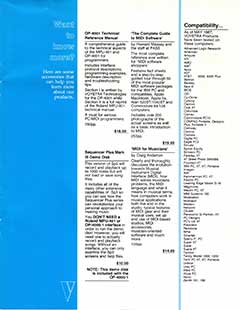 voyetra 1987 products catalog