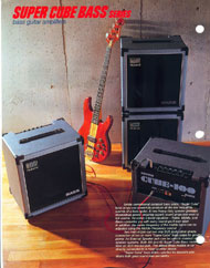 roland 1986 amplifier catalog page