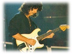 Heavy Metal Virtuoso Ritchie Blackmore with a GK-1 attached to his Fender Stratocaster.