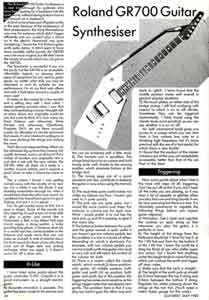 GR-700 Guitar Review 1985
