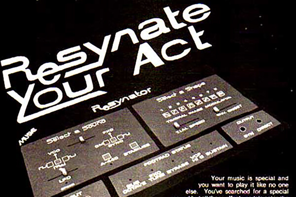 Resynator first version print advertisement
