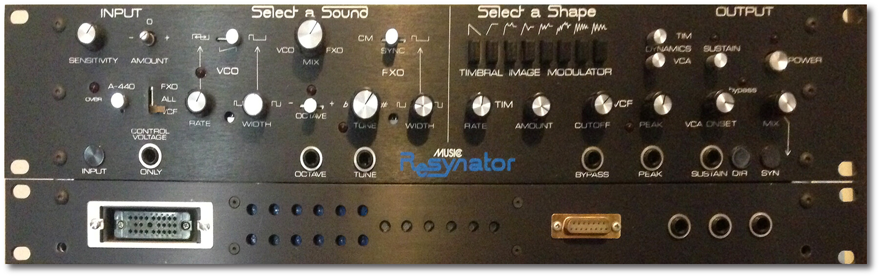 Resynator with Roland 24 -pin vintage guitar input