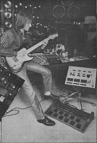 Steve Howe with Roland G-505 and Roland GR-700 - Roland Users Group, Volume 2, Number 4
