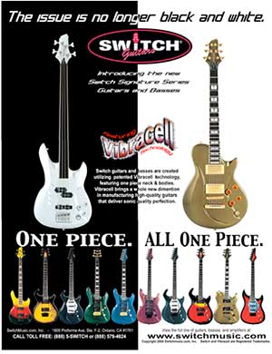 Switch Vibracell Guitar Advertising - 2004